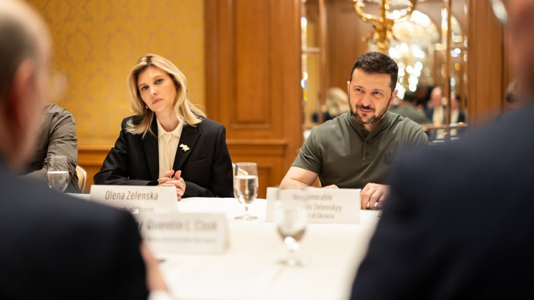 Елена и Владимир Зеленские