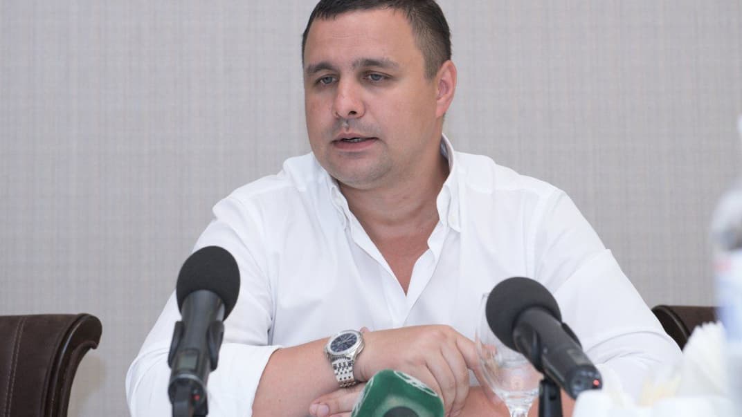 Тодішній народний депутат Максим Микитась у Чернігові, 13 червня 2019 року 
