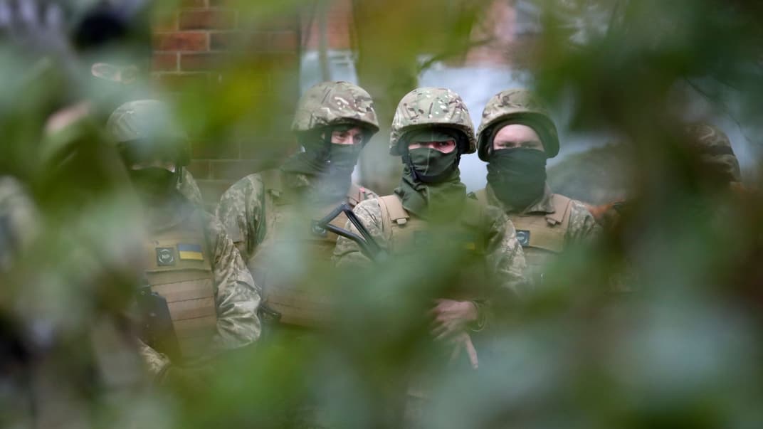 Українські бійці на військових навчаннях у Північній Англії, 16 лютого 2023 року