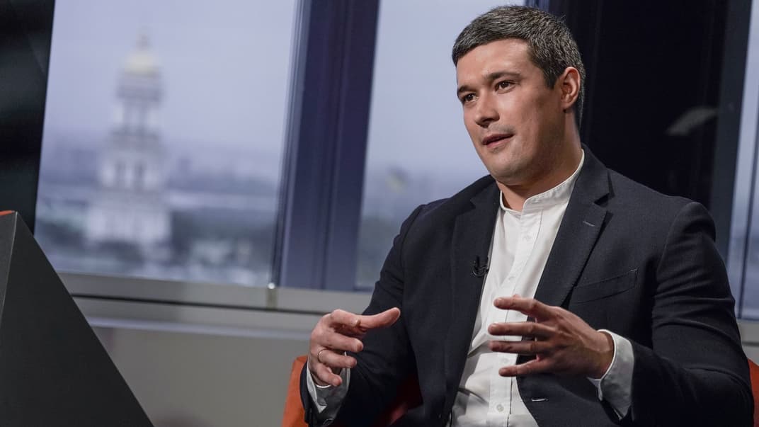 Міністр цифрової трансформації Михайло Федоров у студії hromadske, Київ, 2 червня 2021 року