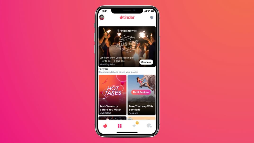Функция Plus One в Tinder