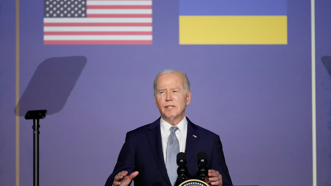 Президент США Джо Байден на пресконференції після підписання безпекової угоди з Україною