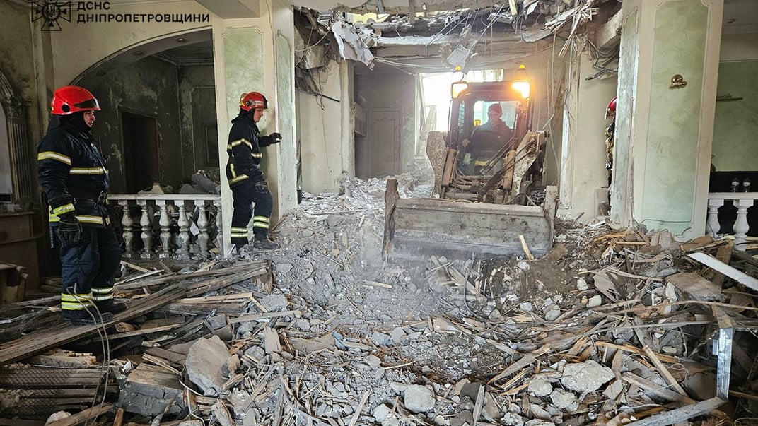 Наслідки російського обстрілу у Кривому Розі, 6 березня 2025 року