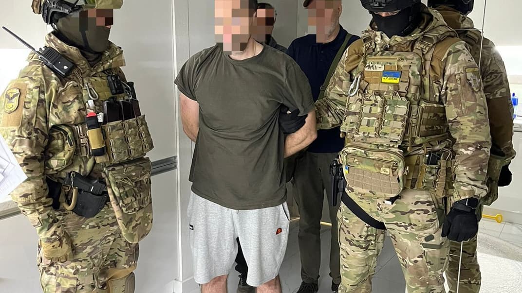 Задержание одного из подозреваемых