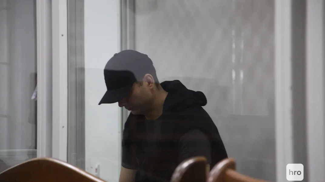 Артем Косов у залі Шевченківського райсуду Києва, 3 червня 2024 року