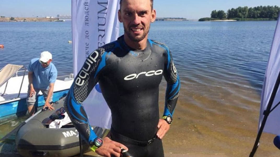 Спортсмен Михайло Романишин здійснив заплив на 980 кілометрів Дніпром