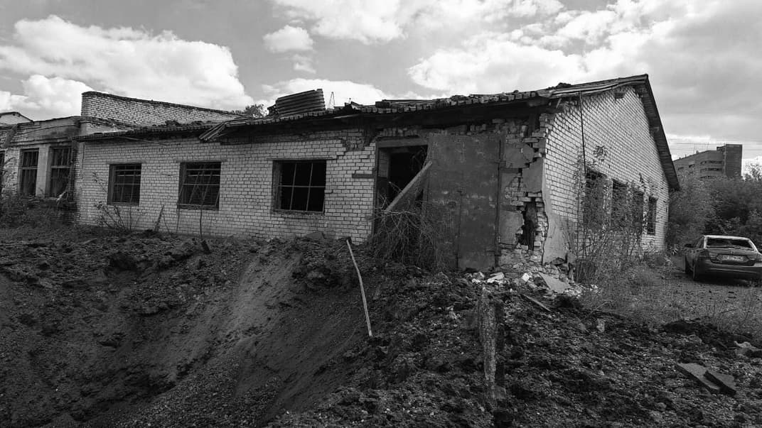 Последствия российских обстрелов в Запорожье, 21 сентября 2022 года