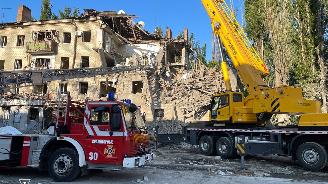 Наслідки російської атаки на Донеччину