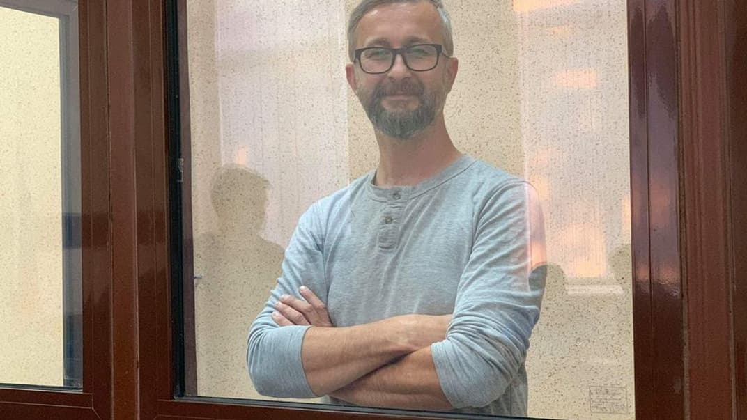 Заступник голови Меджлісу кримськотатарського народу Наріман Джелялов у залі Київського районного суду Сімферополя, 6 вересня 2021 року