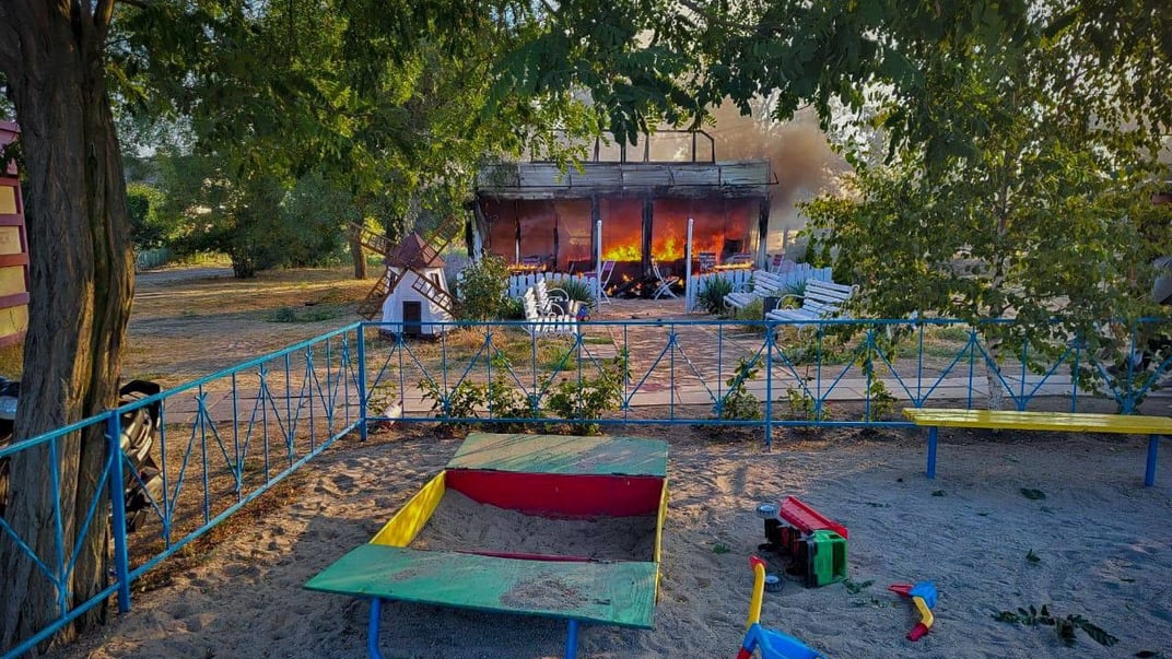 Наслідки російського обстрілу в Малокатеринівці Запорізької області, 20 серпня 2024 року