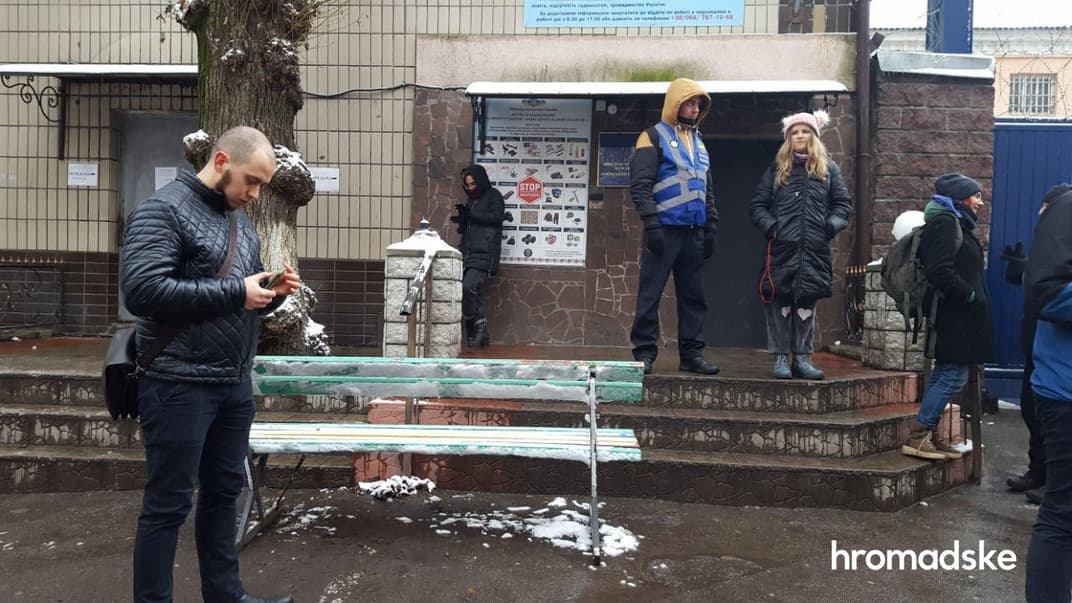 Пікет під Лук'янівським СІЗО щодо недопущення обміну ексберкутівців, 29 грудня 2019 року