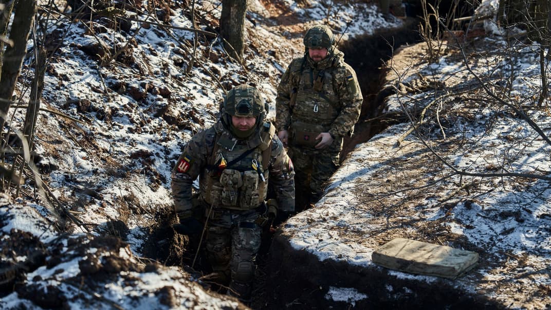 Ілюстративне фото. Українські військові в окопах на передовій поблизу Бахмута, Донецька область, 8 лютого 2023 року