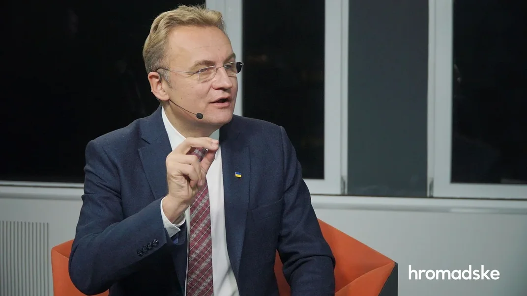 Міський голова Львова Андрій Садовий у студії hromadske, 28 листопада 2019 року