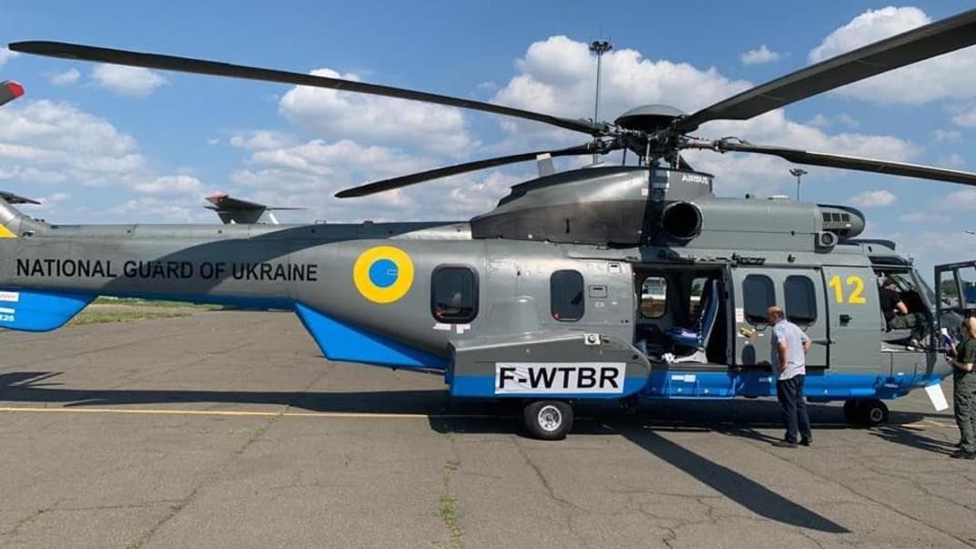 Вертоліт Н-225, який передали Національній гвардії