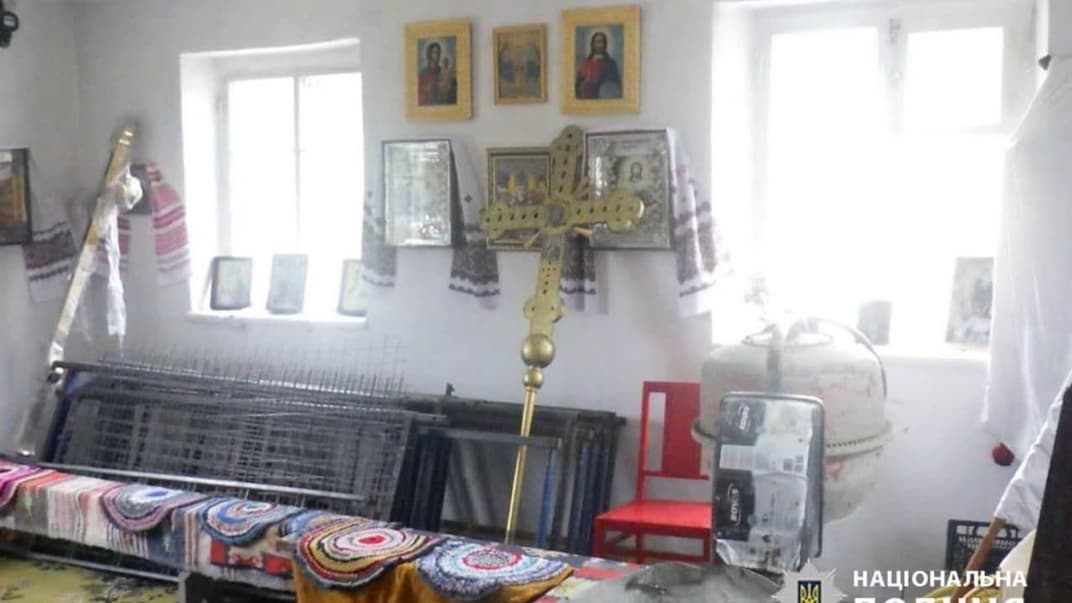 Помещение церкви, где произошла кража