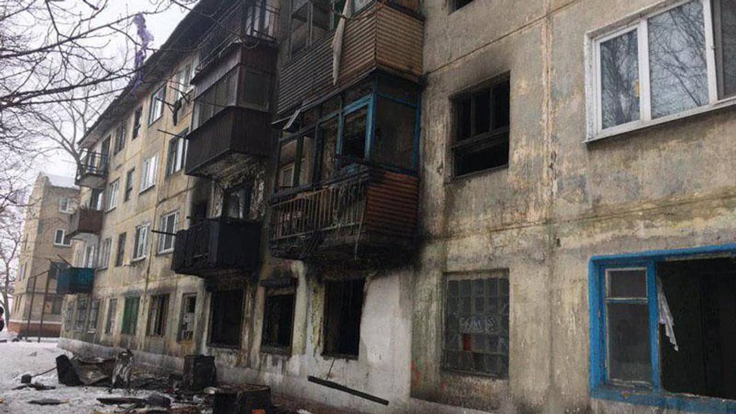Наслідки вибуху газу в будинку міста Українськ, 27 січня 2019