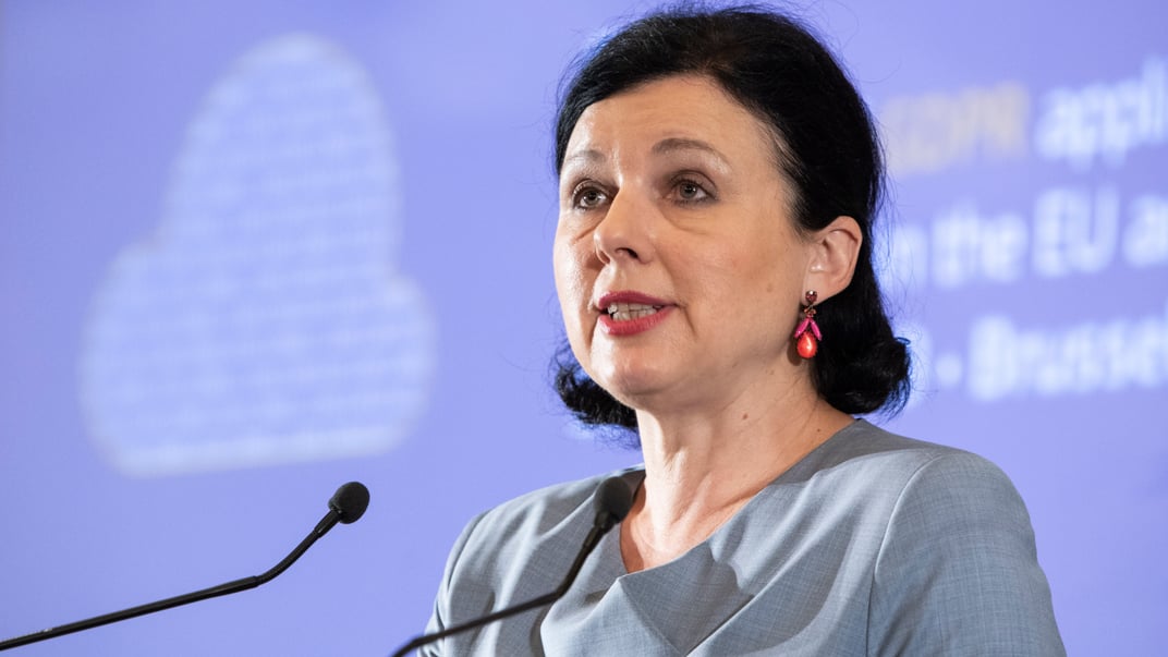 Віцепрезидентка Європейської комісії з питань цінностей та прозорості Вера Юрова