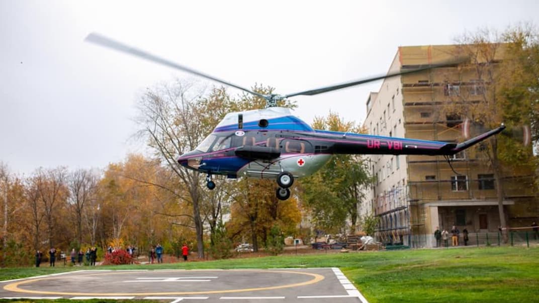 В Запорожье запускают медицинскую авиацию для спасения тяжелобольных пациентов