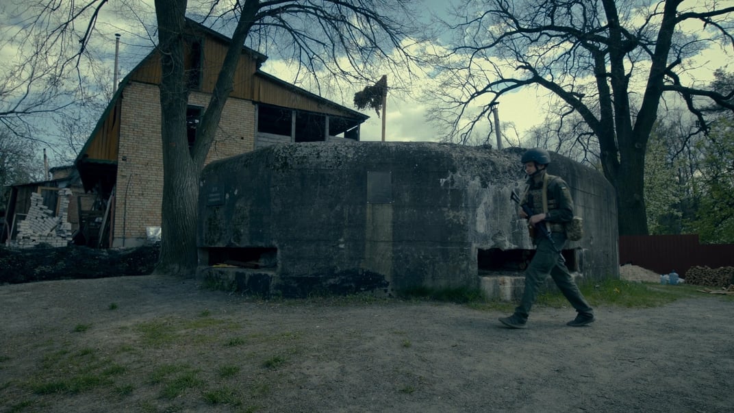 Кадр из фильма «Киевский укрепленный район: новейшая история обороны»