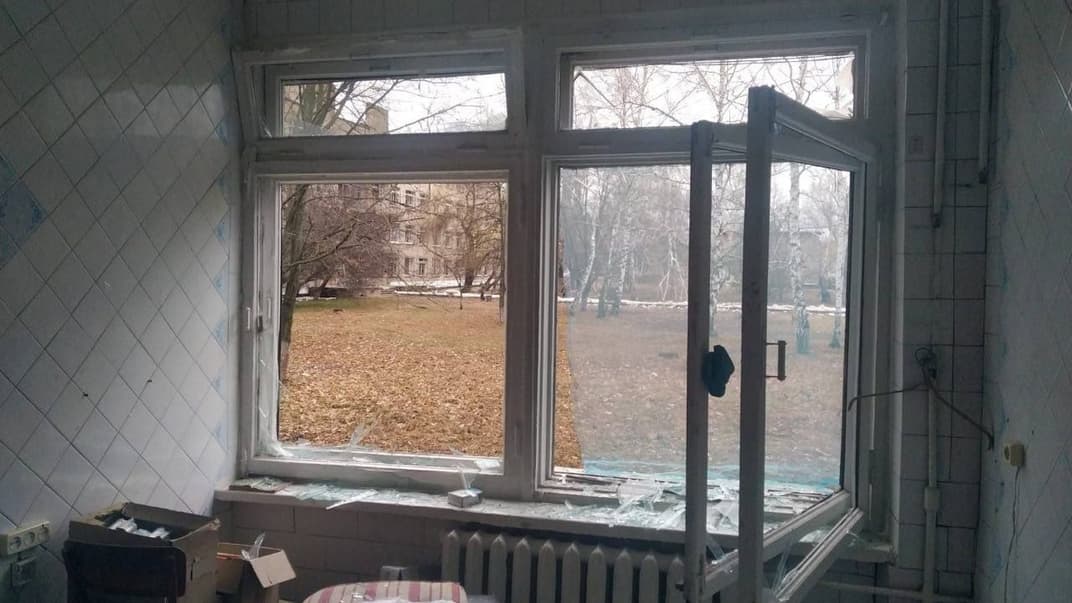 Последствия обстрела Купянского района