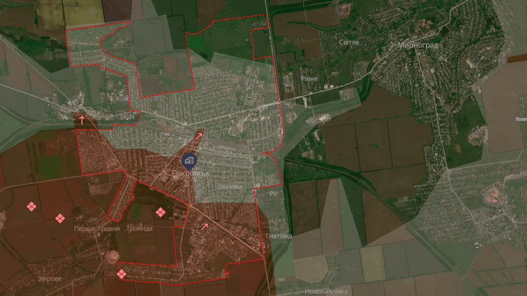 В Покровске россияне попытались продвинуться в центр города. Враг также пытается обойти его