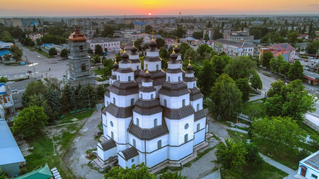 Свято-Троїцький собор у місті Самар у травні 2020 року