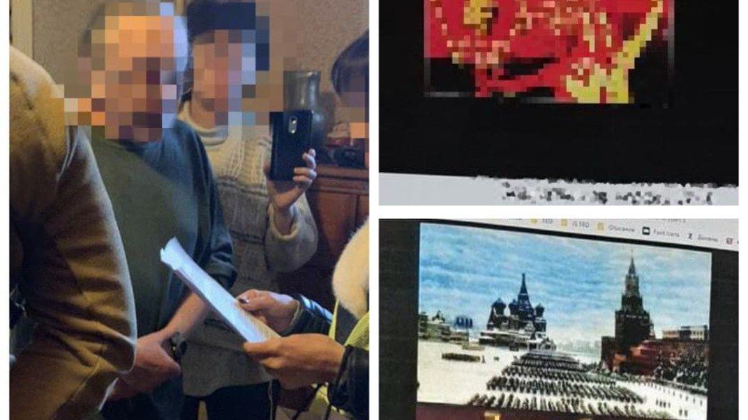 В Киеве заключили в тюрьму на 1,5 года мужчину, который публично использовал коммунистическую символику