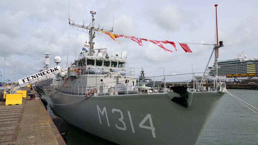 ВМС ЗСУ отримали протимінний корабель “Генічеськ” від Королівства Нідерланди