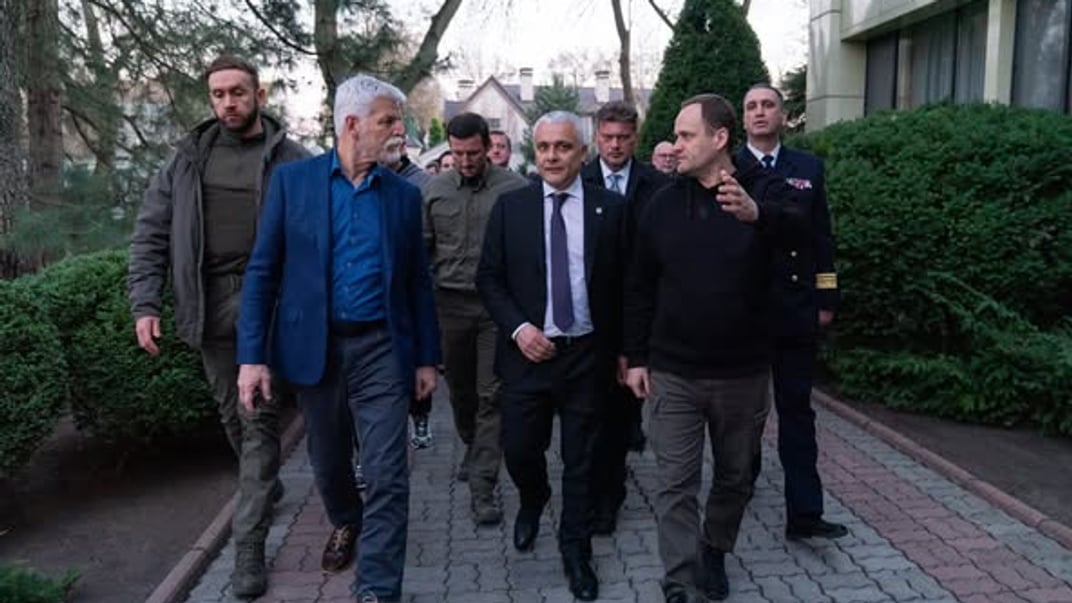 Президент Чехії Петр Павел під час візиту до Одеси Президент Чехії Петр Павел під час візиту до Одеси