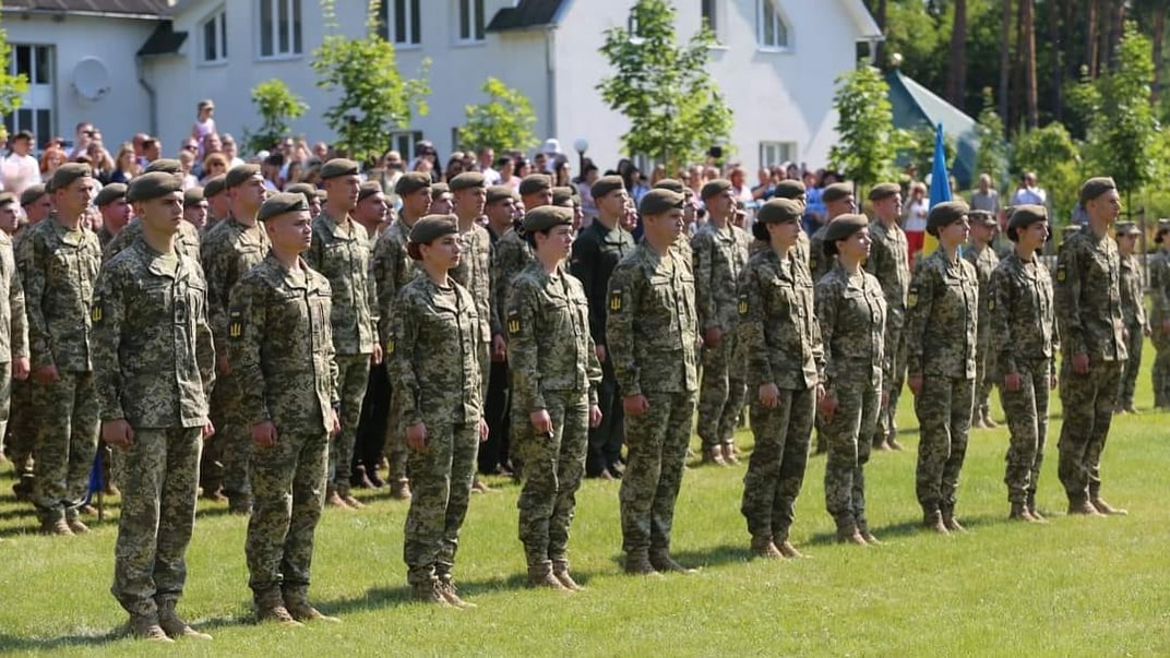 Ілюстративне фото. Курсанти на шикуванні