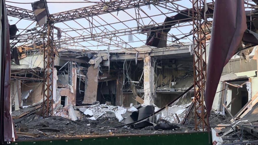 Наслідки удару по Запоріжжю