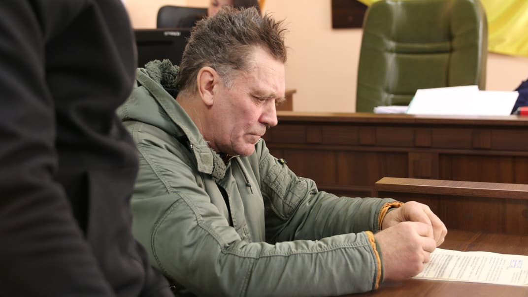 Вадим Мошкин в Деснянском районном суде Киева, 12 января 2024 года