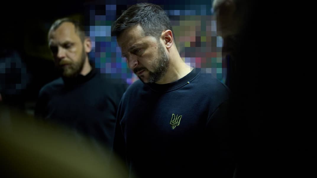 Владимир Зеленский во время визита в Харьков, 16 мая 2024 года