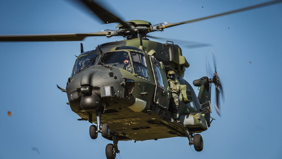 Ілюстративне фото. Вертоліт збройних сил Німеччини