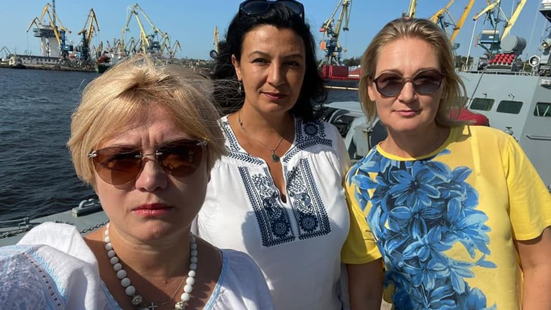 Слева направо: Ирина Геращенко, Иванна Климпуш-Цинцадзе, Мария Ионова. Иллюстративное фото