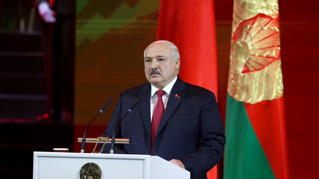 Самопровозглашенный президент Беларуси Александр Лукашенко