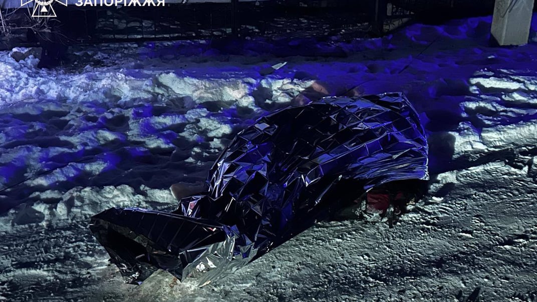 Последствия российских обстрелов по Запорожью, 21 января 2026 года