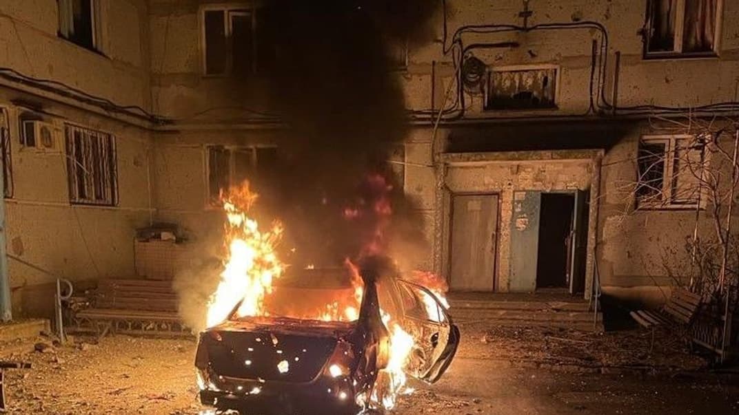 Наслідки російського обстрілу міста Курахове на Донеччині, 20 грудня 2022 року