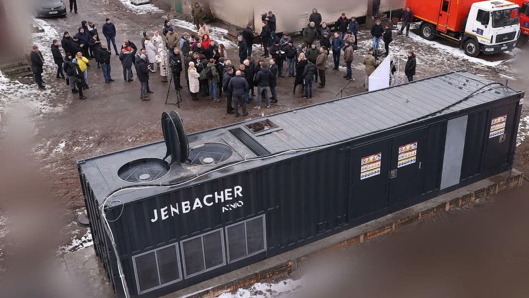 Малая электростанция, установленная в Ирпене