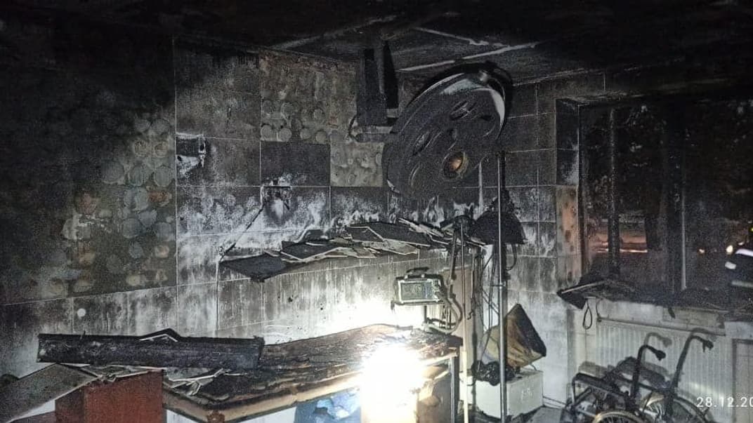 У лікарні на Івано-Франківщині загорілась палата реанімаційного відділення