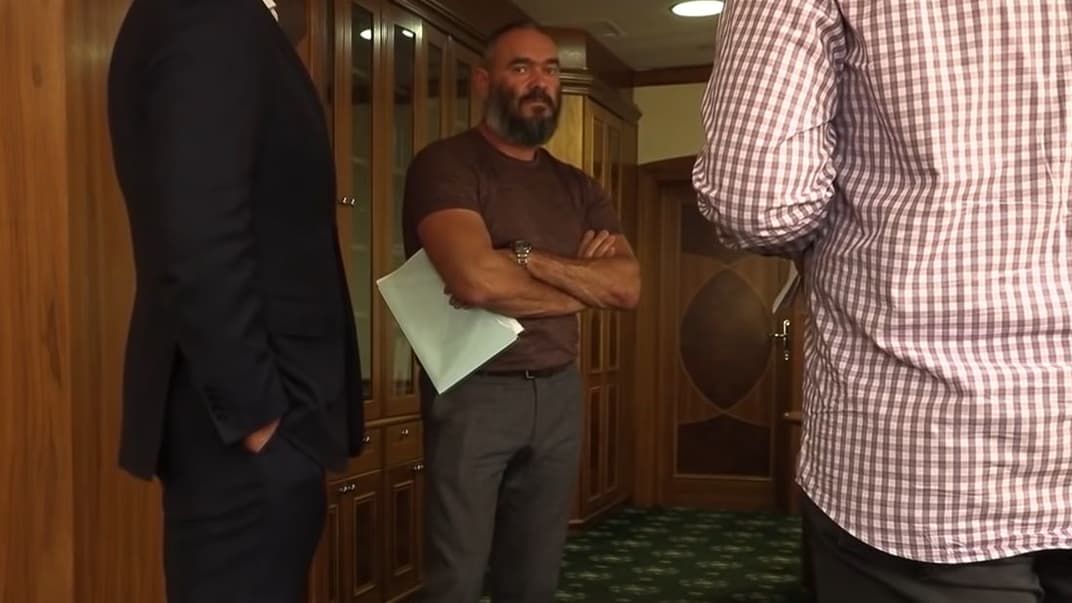Ігор Тельбізов на відновленому відео «Схем», знятому в «Укрексімбанку»