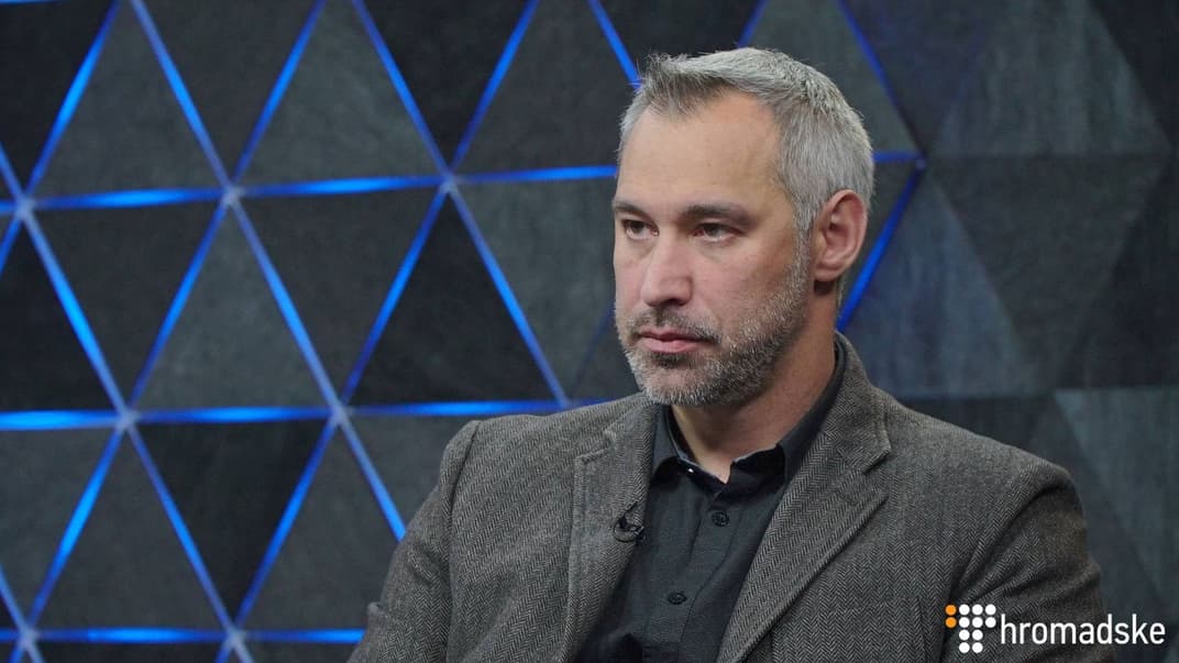 Заместитель главы Офиса президента Руслан Рябошапка в студии Громадского