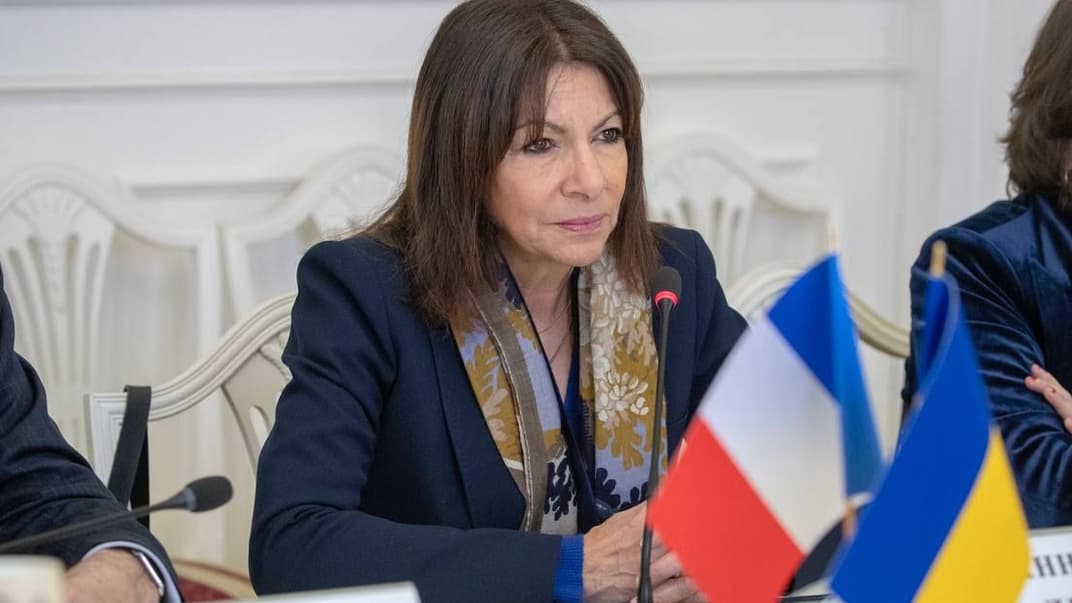 Анн Идальго в Киевсовете, 9 февраля 2023 года