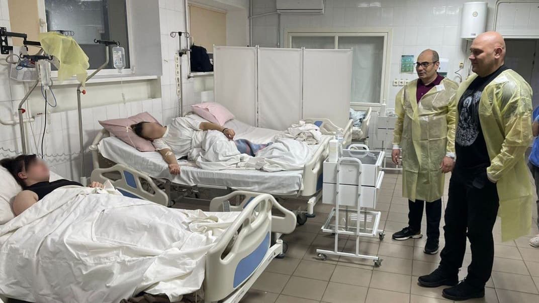 Постраждалі у лікарні після атаки на Дніпро 