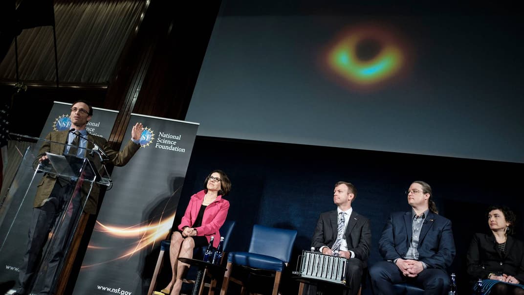 Дослідники Національного наукового фонду під час прес-конференції у Вашингтоні, США, 10 квітня 2019 року