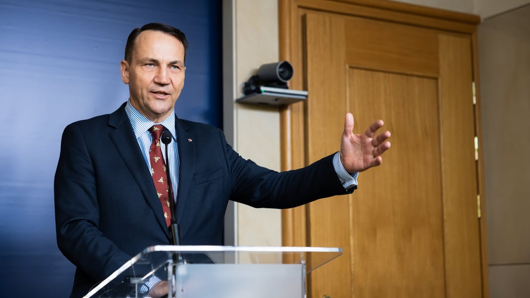 Министр иностранных дел Польши Радослав Сикорский