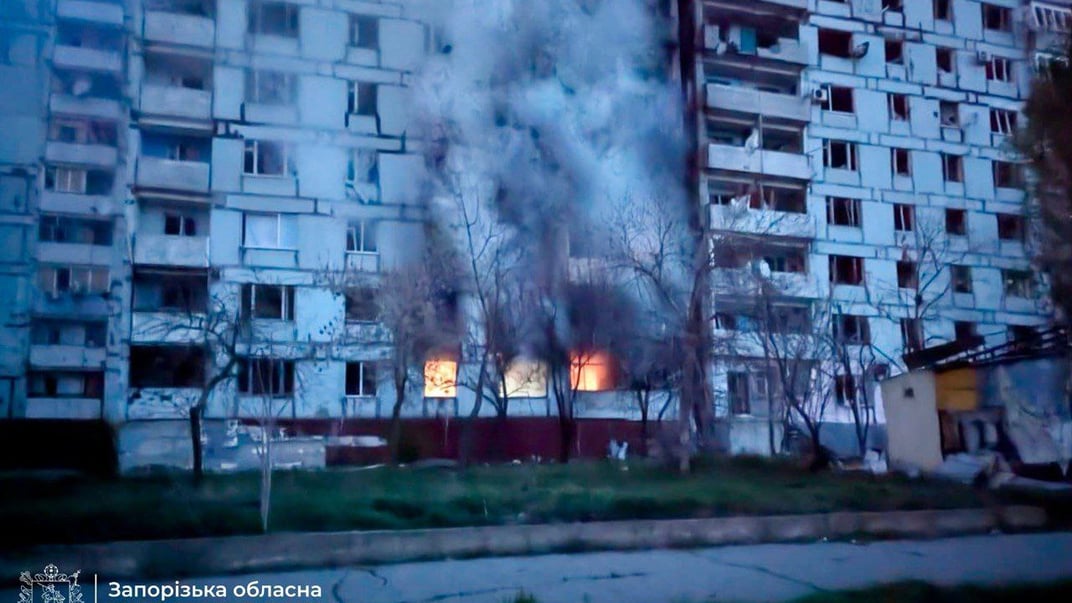 росіяни атакували Степногірськ у Запорізькій області, 14 квітня 2025 року