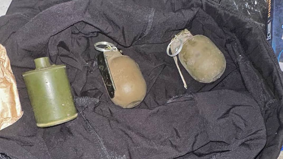 Вилучені в підозрюваної боєприпаси