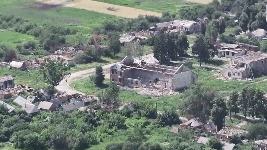 Вид на село Кондратовка