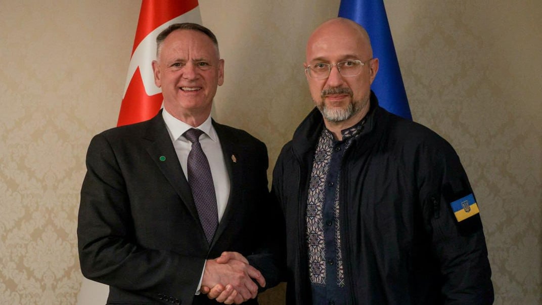 Міністри оборони Канади та України Девід Макгінті та Денис Шмигаль